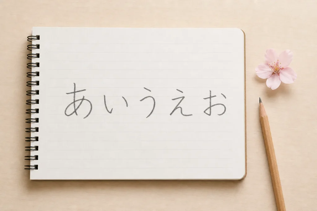 微笑韓語 あいうえお 五十音筆記