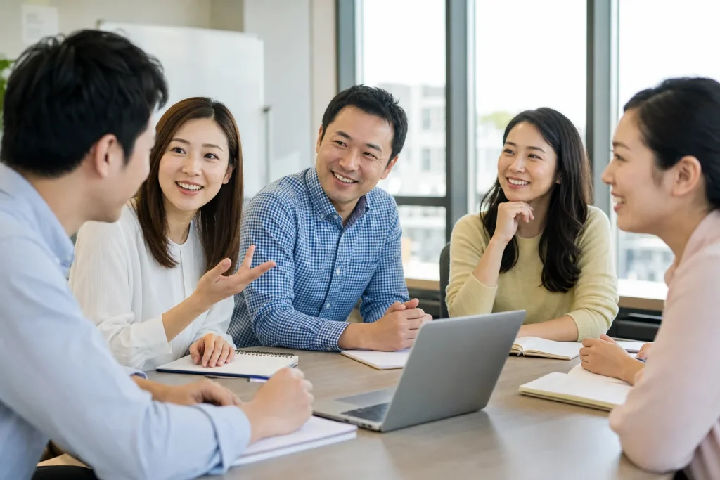 學員上英語會話課